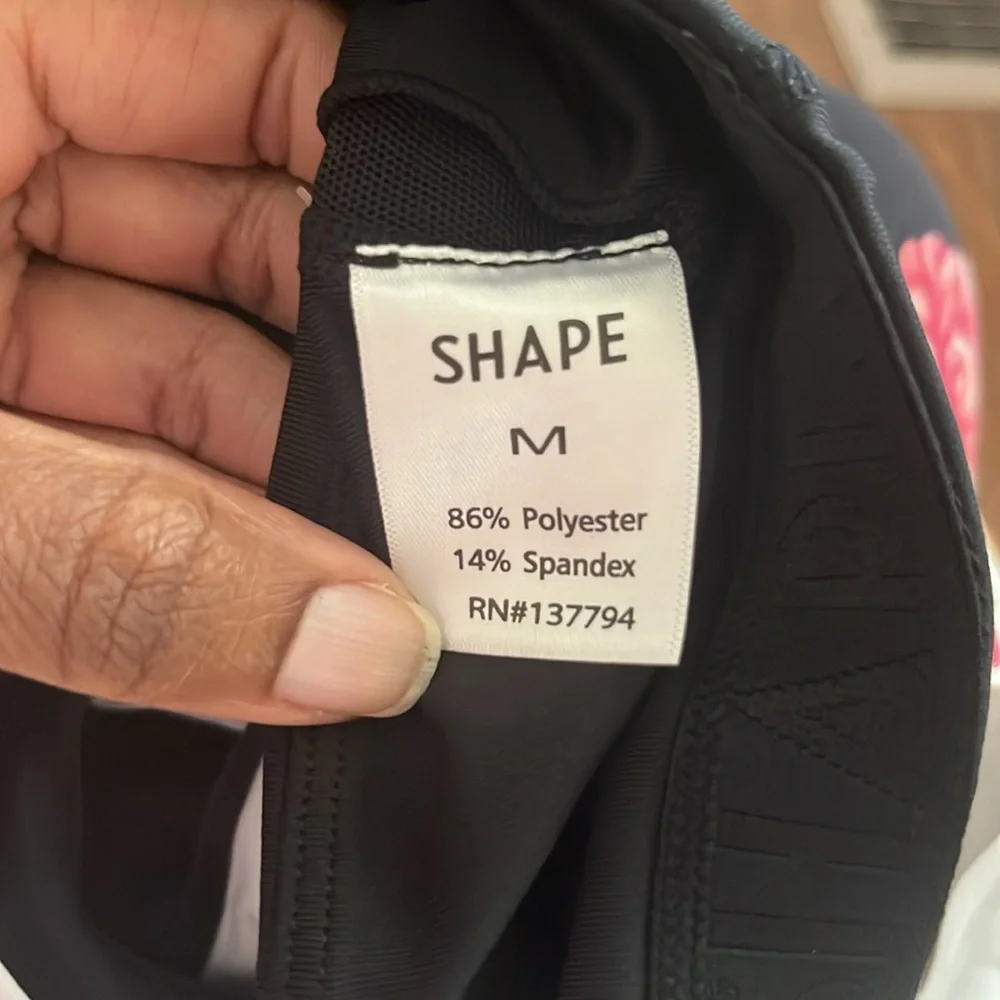 NWT Shape Harness Tank w/ Sports Bra - Black/White/Gray - Sz Medium